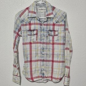 True Religion Western style snap button-down size xs